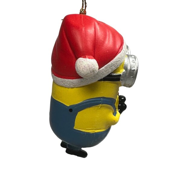 Minions Christmas Ornament Santa Hat Candy Cane Universal Studios Collectible - Picture 4 of 6